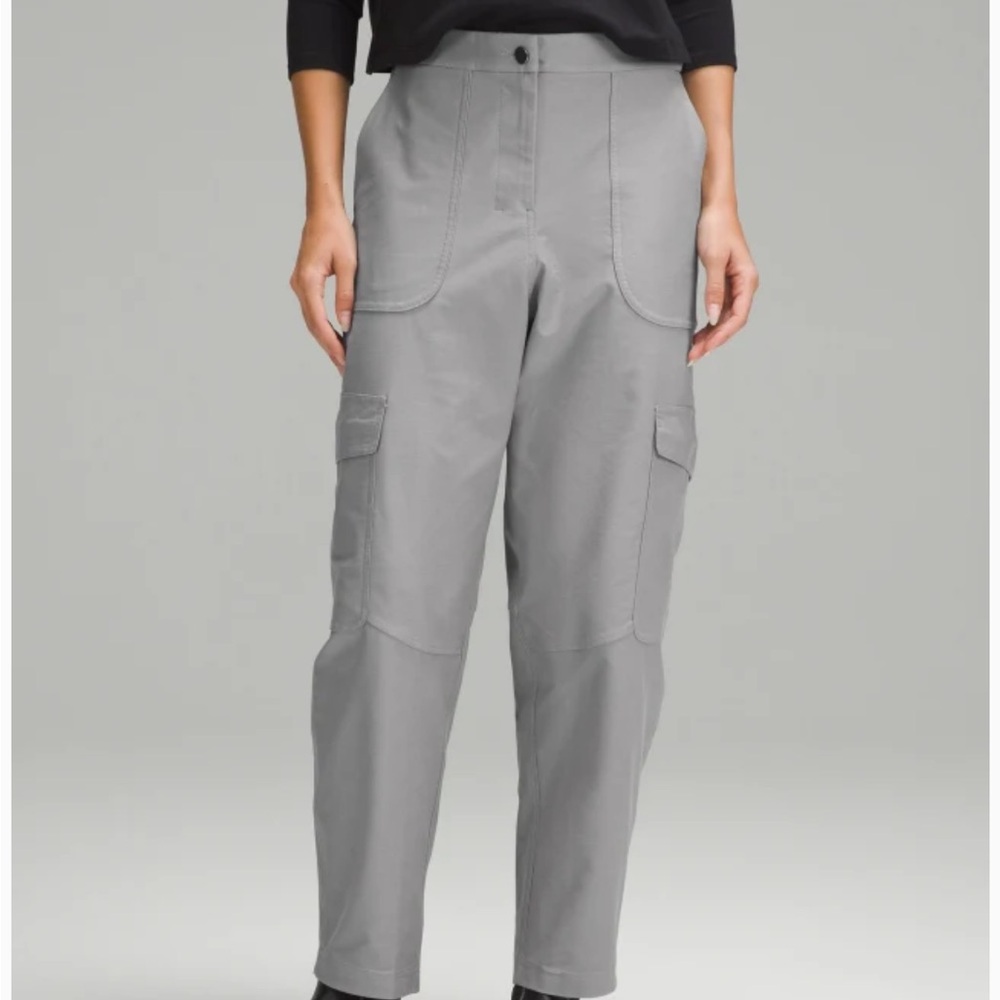 Women's Gray Cargo Pants